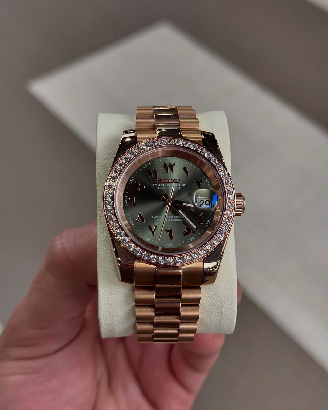 Royale Olive Arabic Dial