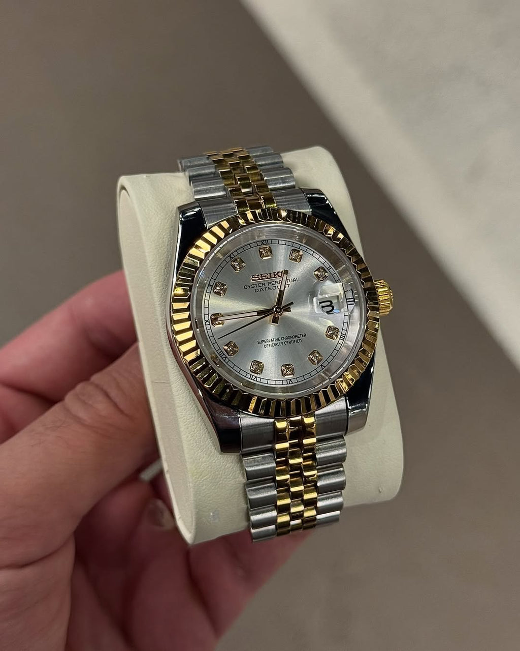 Cadran diamanté Golden Luxe