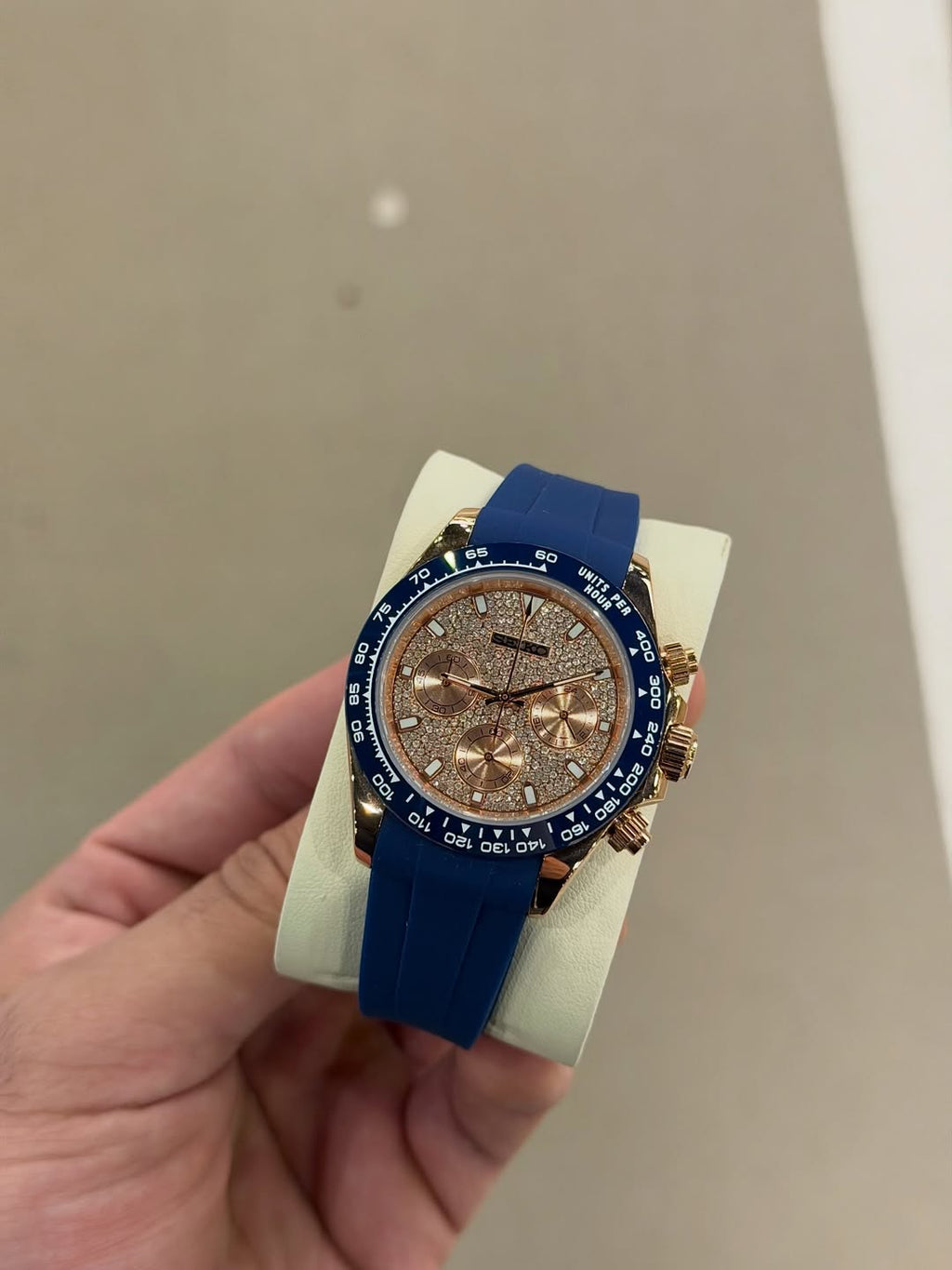 Noble Chrono Bleu Foncé Flexible