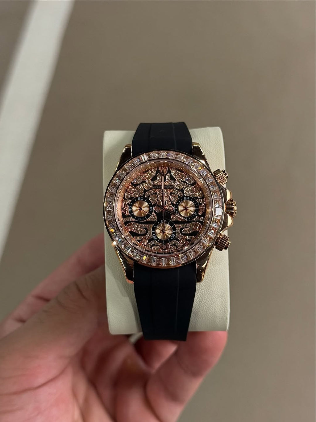 Tiger Rose Gold Diamant Souple