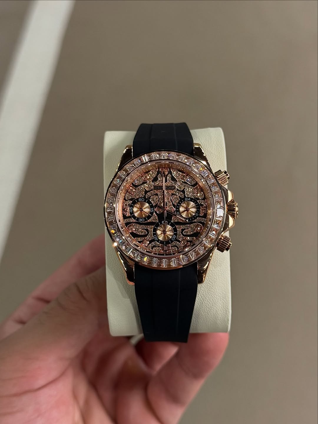 Tiger Rose Gold Diamant Souple