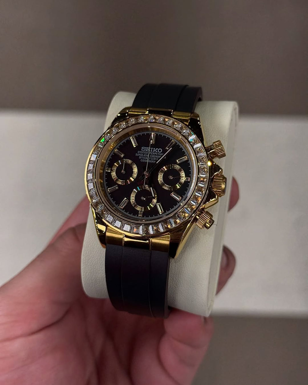 Gold Diamond Dial Flex