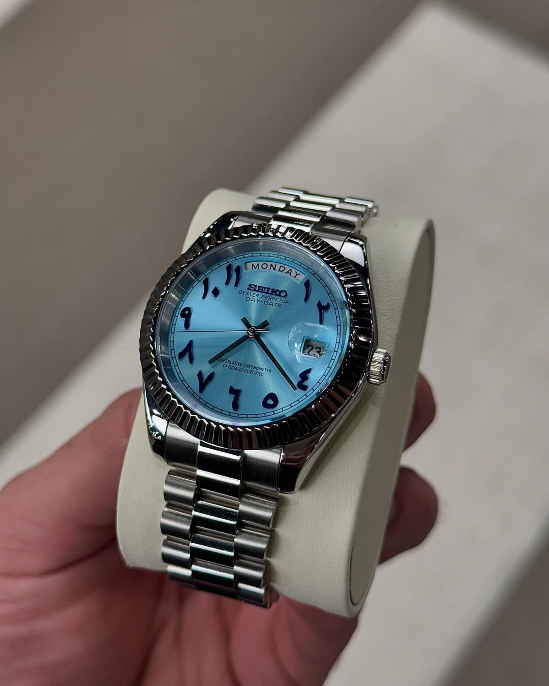 Tiffany Blue Arabic Dial