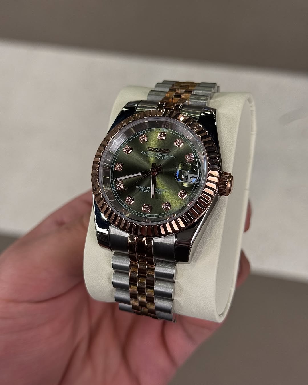 Royal Olive Diamond Dial