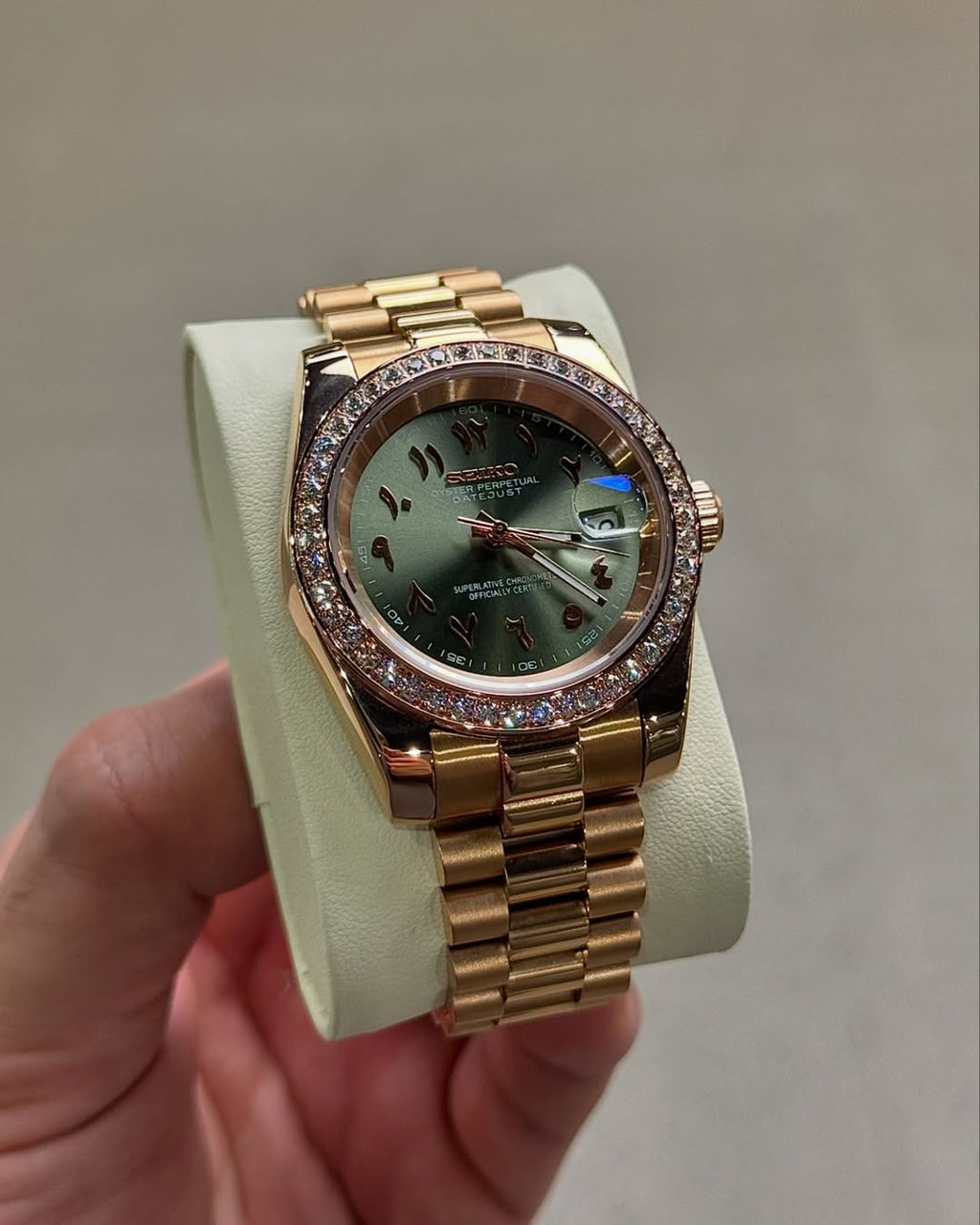 Royale Olive Arabic Dial