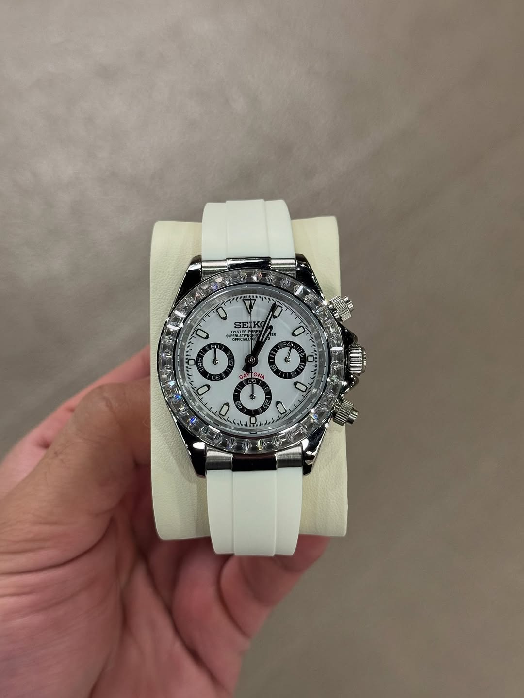 Baguette diamant blanc Flex