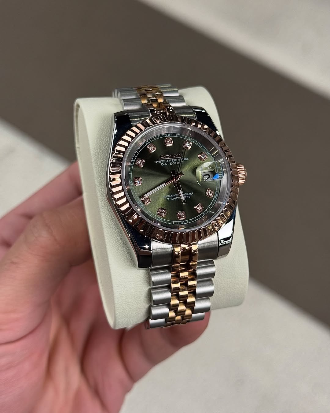 Royal Olive Diamond Dial
