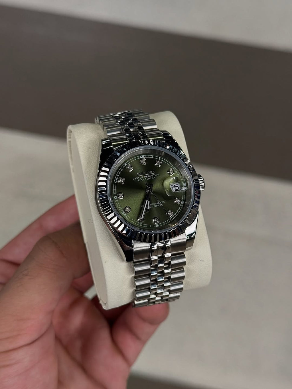 Cadran Olive Diamond