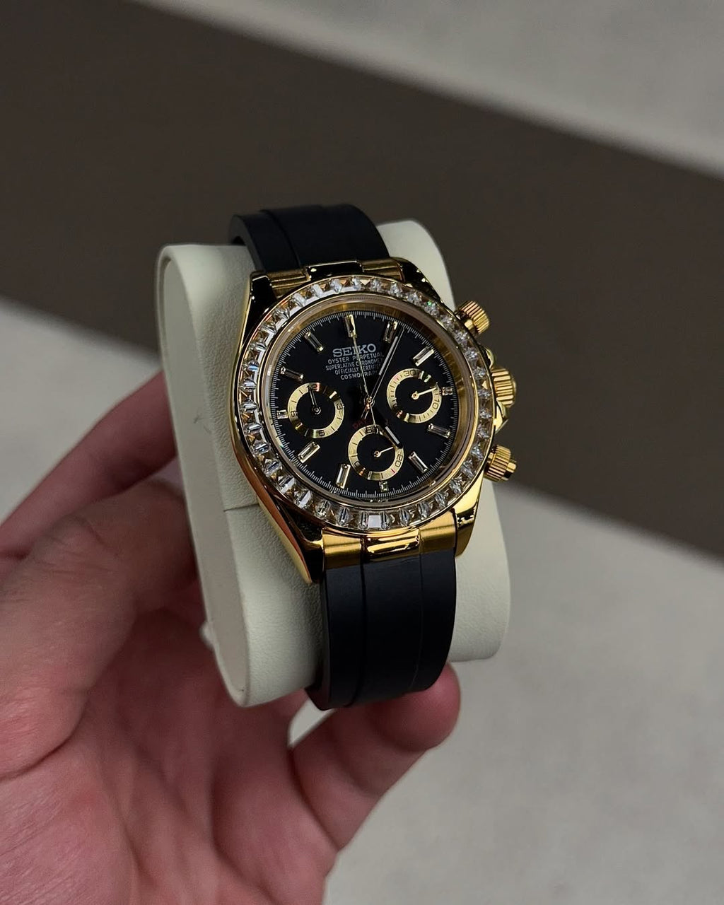 Gold Diamond Dial Flex