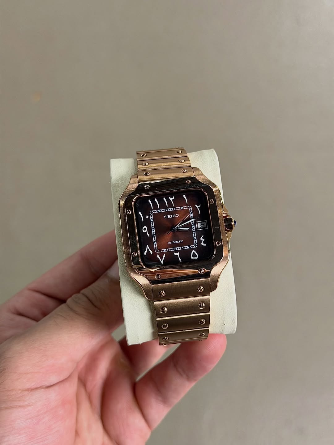 Signature Rose Gold Arabic Dial