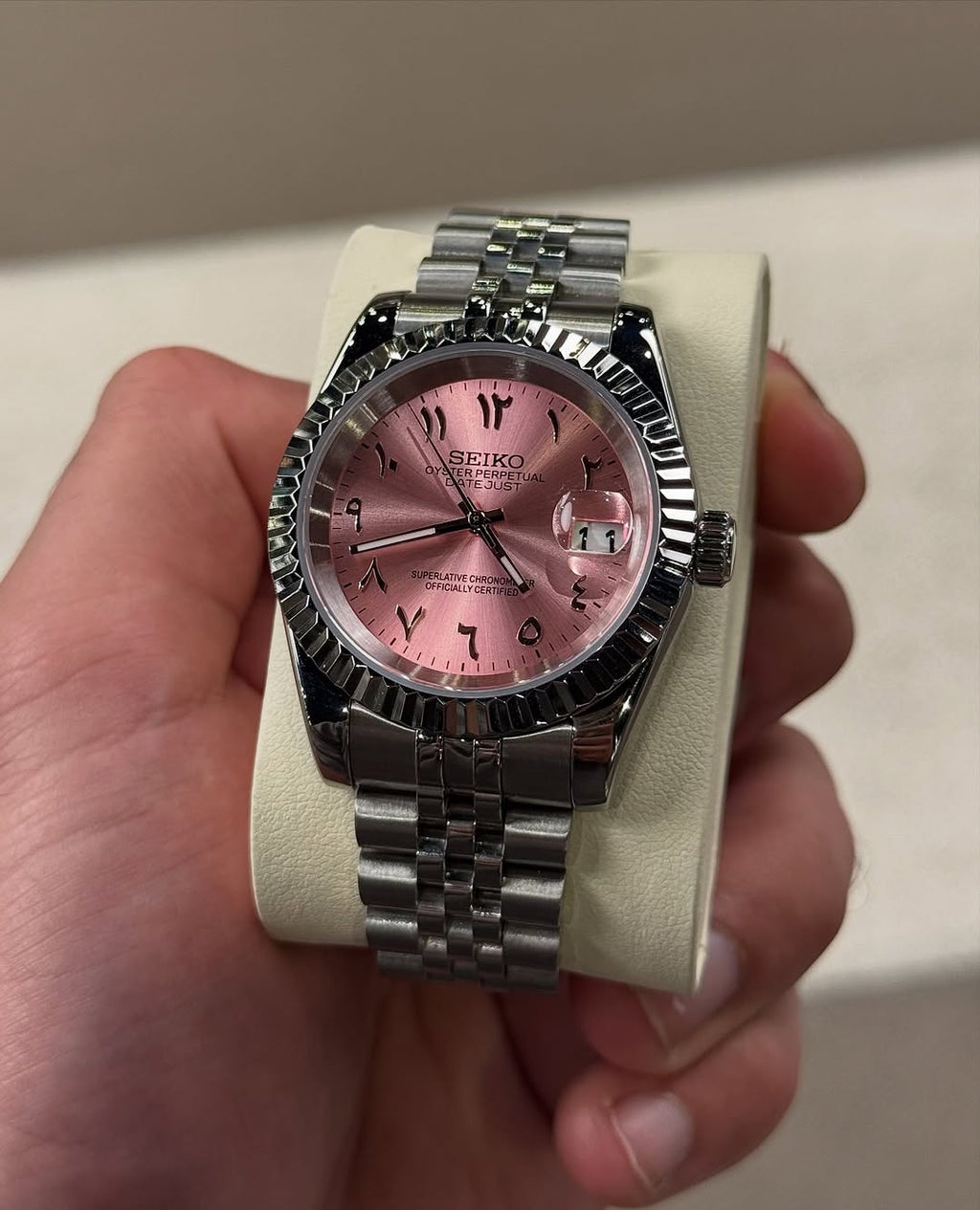 Pink Arabic Dial