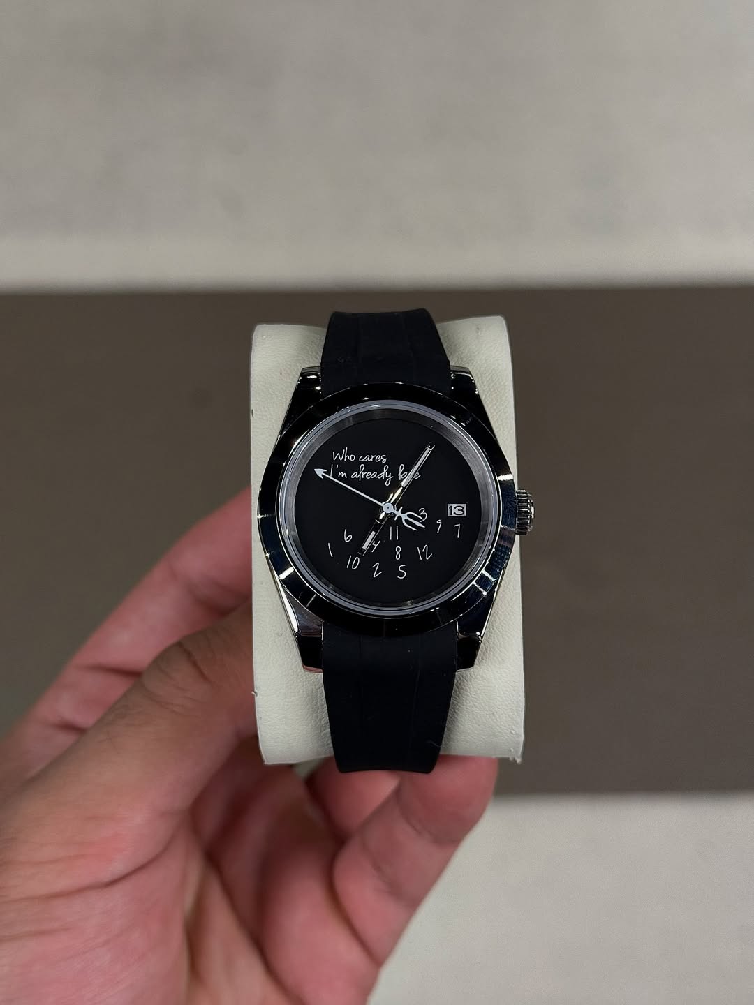 Cadran classique noir souple