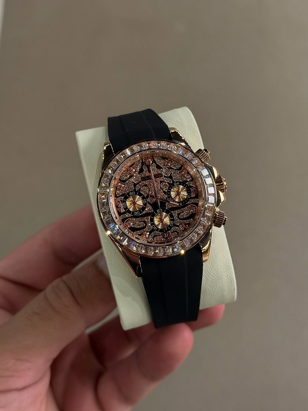Tiger Rose Gold Diamant Souple