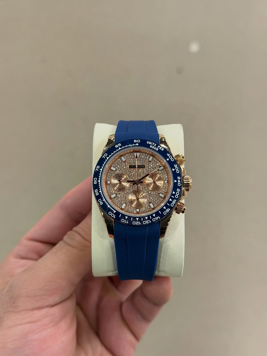 Noble Chrono Bleu Foncé Flexible